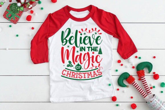 Believe in the Magic of Christmas Embroidery Design