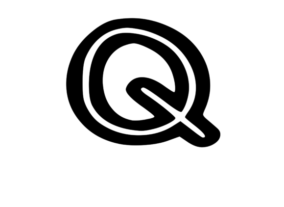 Bold Outlined Comic Mono Letter Q Review