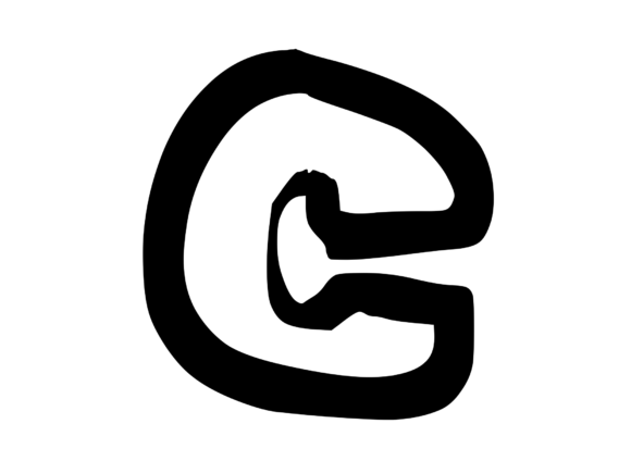 Bold Punk Hand Drawn Mono Letter C Review