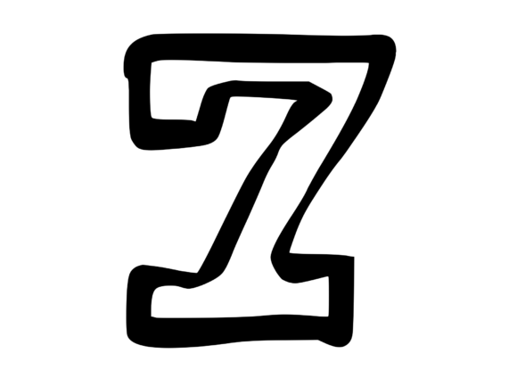 Bold Punk Hand Drawn Mono Number 7 Review