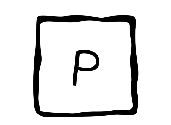 Hand Drawn Outlined Frame with Mono P Review