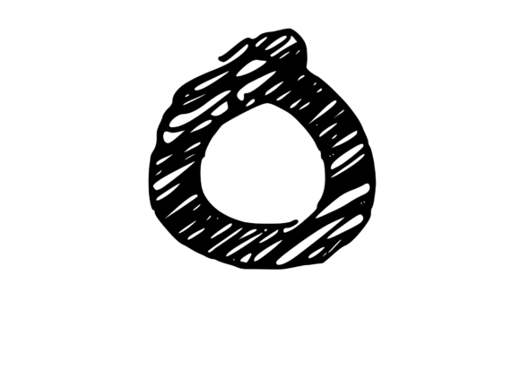 Rough and Messy Scribbled Mono Letter O Review