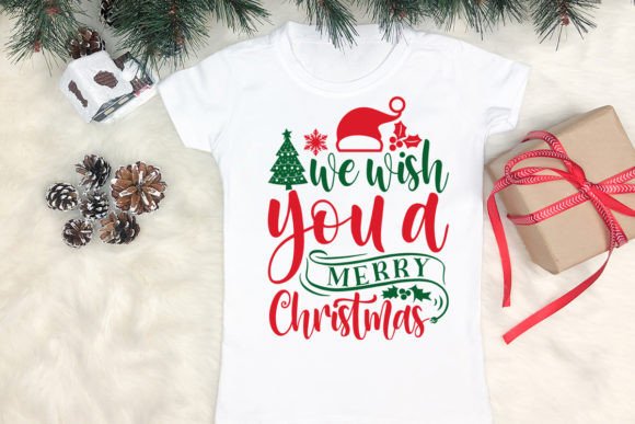 We Wish You a Merry Christmas Embroidery Design